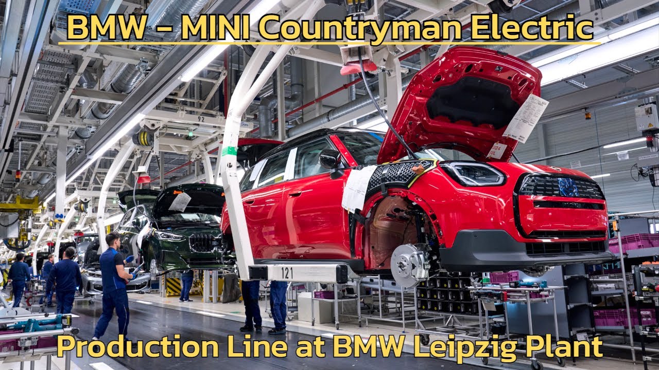 MINI Countryman Electric - Compact Luxury Car | Production Line BMW Leipzig Plant | Motor Continent