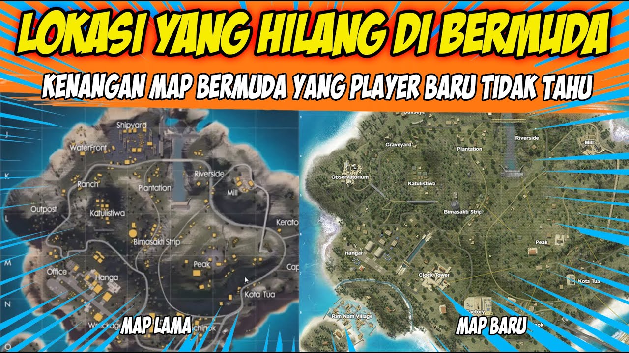PLAYER BARU WAJIB TAHU!! LOKASI-LOKASI YANG HILANG DI MAP BERMUDA