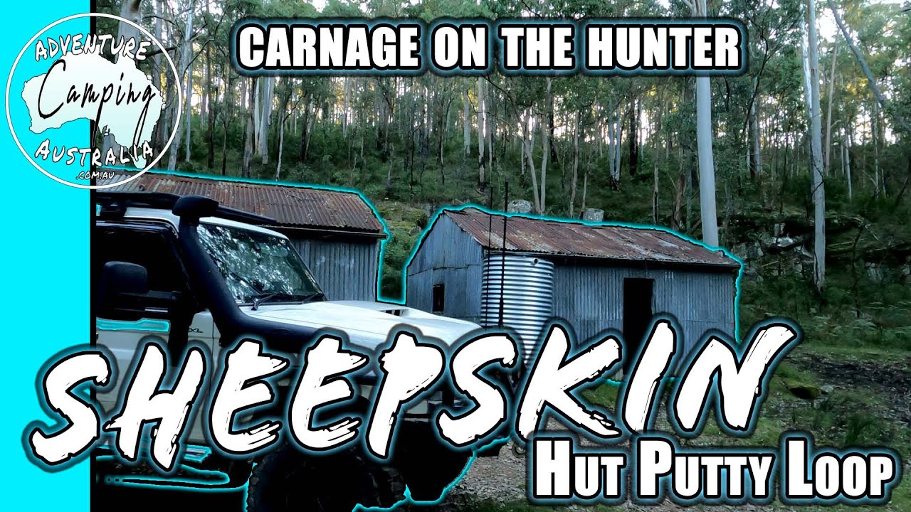 sheepskin hut via Commission Road, Putty Loop, Hunter Main Trail