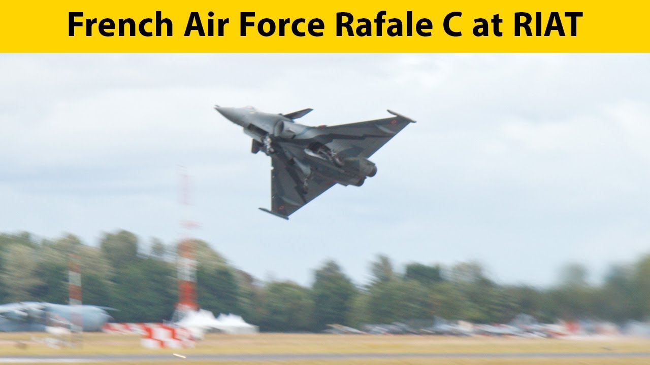 Awesome French Rafale C Solo Display at RIAT 4K