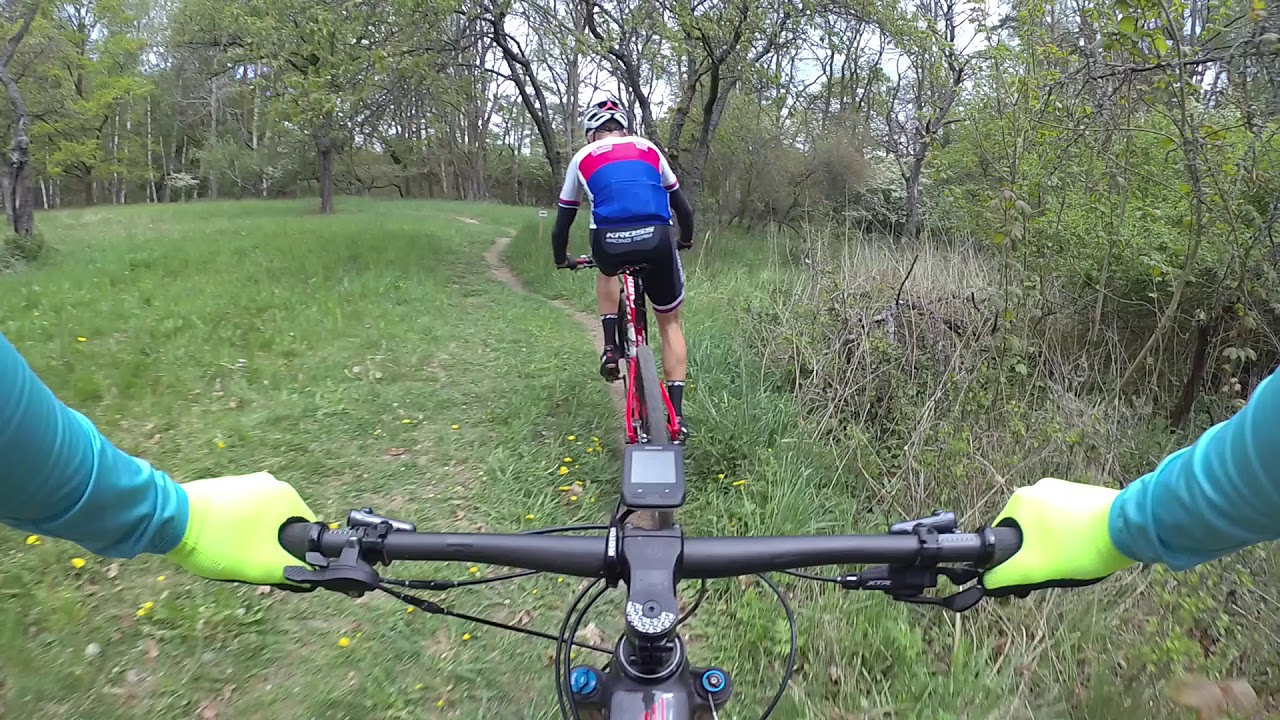 XCO Město Touškov - Ondřej Cink a Lampík, prohlídka trati