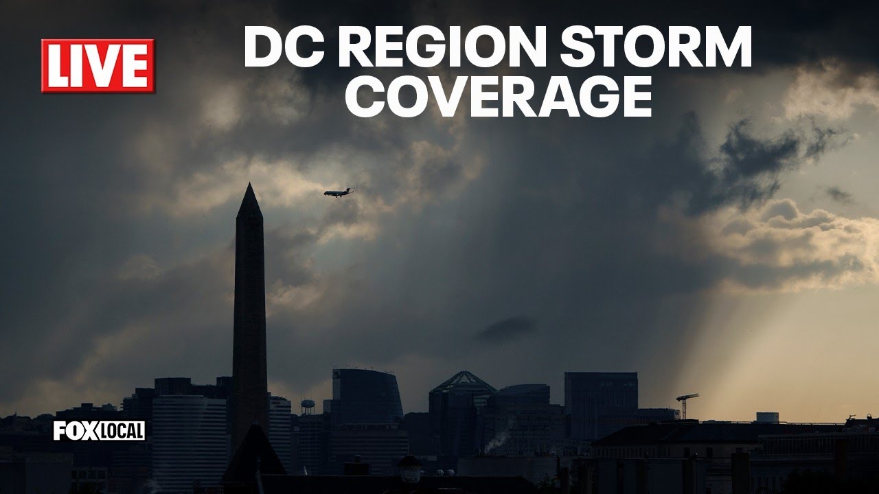 LIVE: DC Region Storm Coverage | Flooded roads in DC region