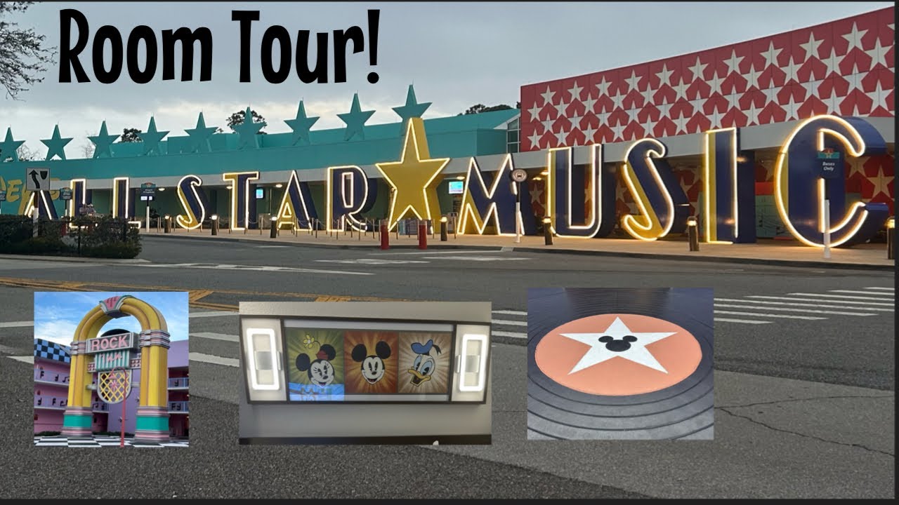 Disney’s All Star Music Resort FULL ROOM TOUR 2024! Standard Room