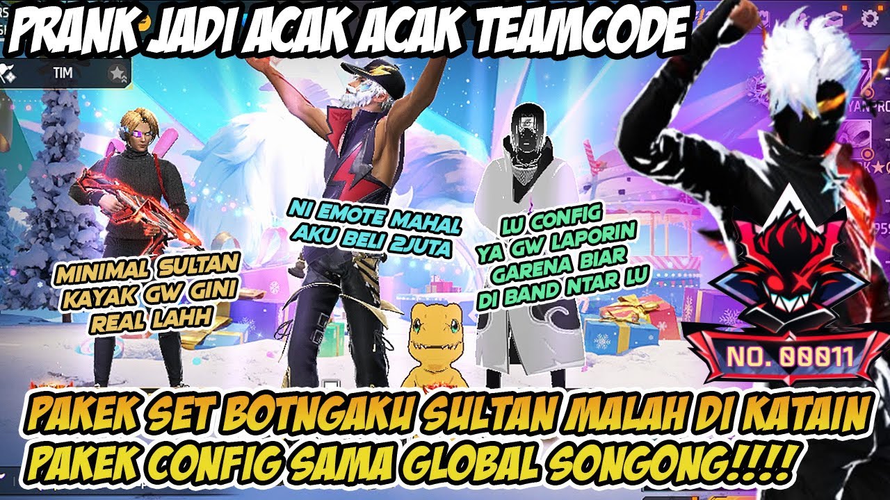 PRANK BECOMES A BOT CLAIMING TO BE A SULTAN AND EVEN ATTACHED TO THE SAME CONFIG PACKAGE AS GLOBA...