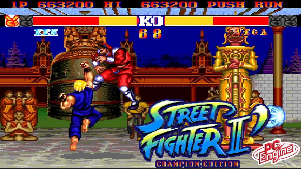PC Engine ストリートファイター2 ダッシュ / Street Fighter 2′ Champion Edition - Full Game