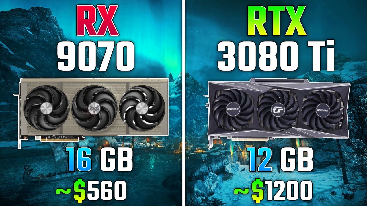 AMD RX 9070 vs RTX 3080 Ti | Test in 7 Games