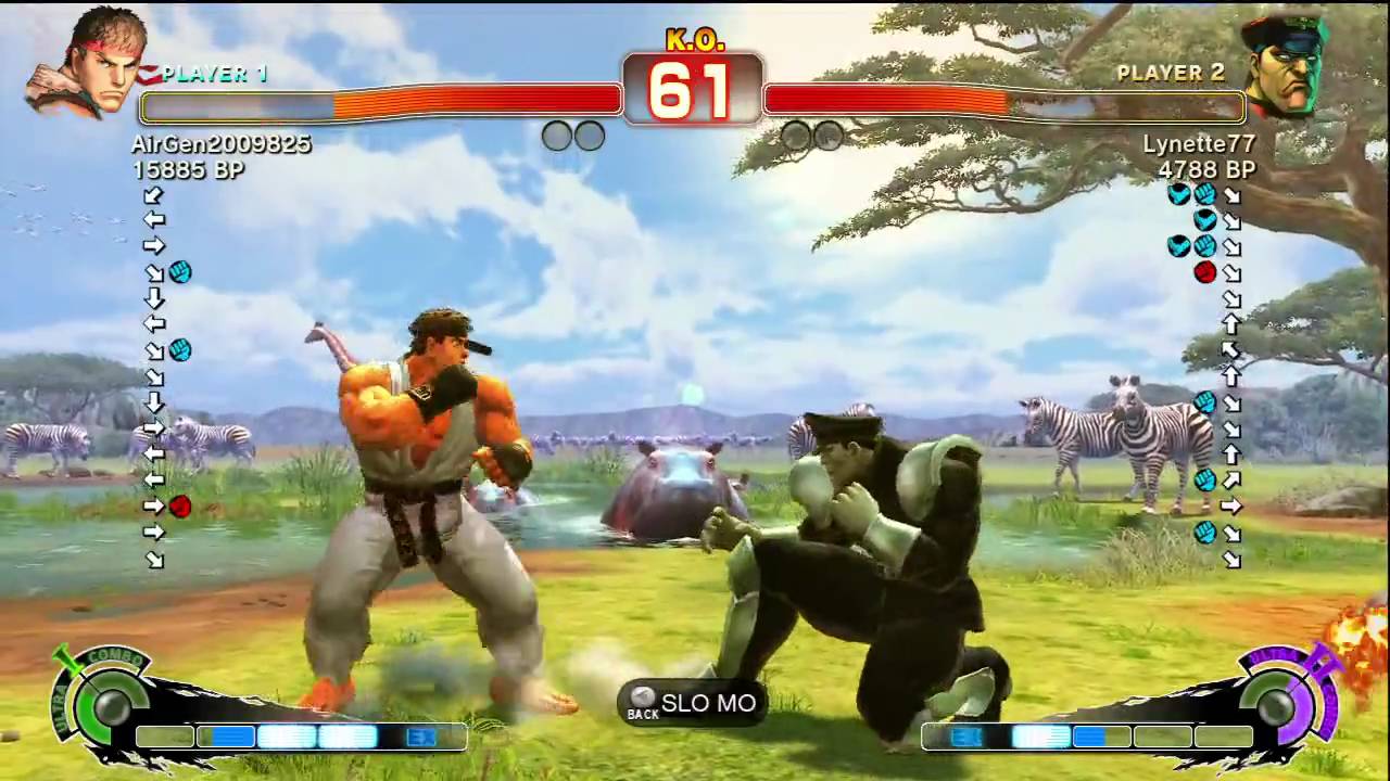 Air [Ryu] vs Lynette77 [Bison] SSF4 Japanese Online Ranked Matches - TRUE HIGH-DEF
