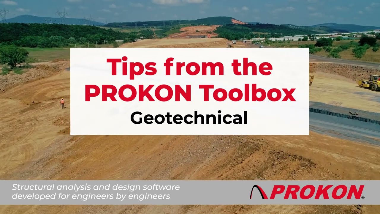 Советы из инструментария PROKON: Геотехника