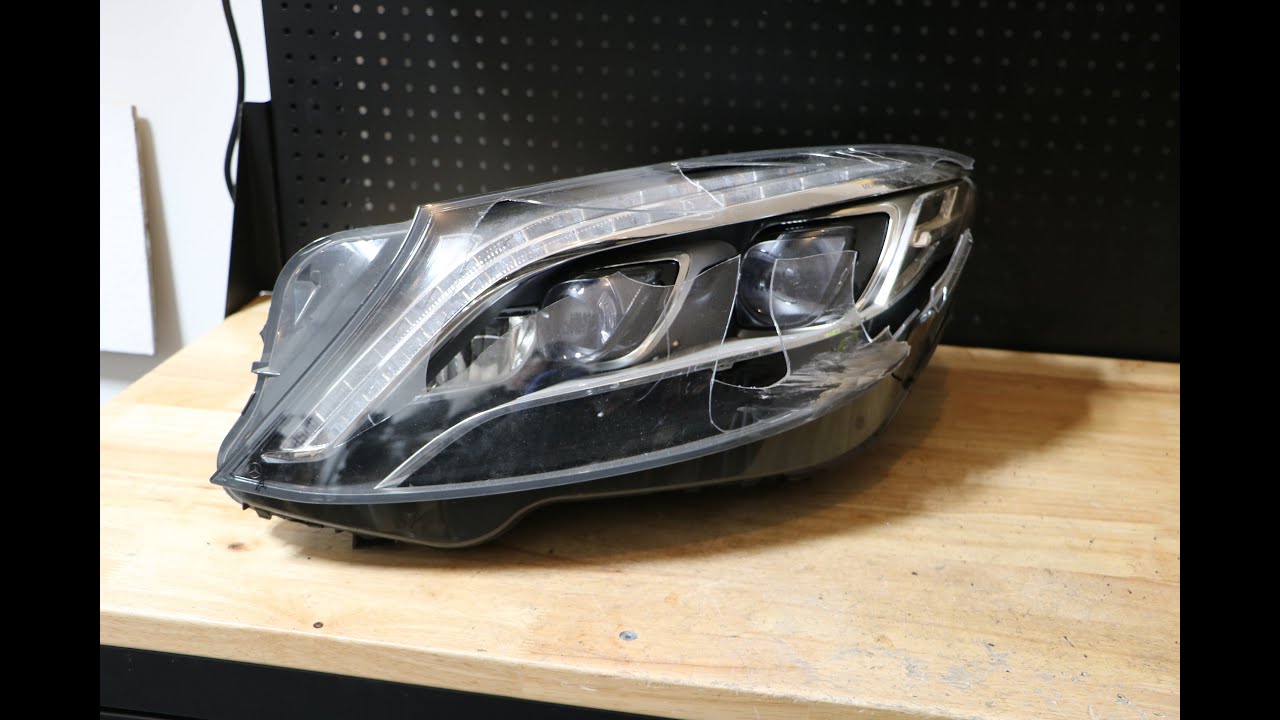 2014-2017 Mercedes Benz S550/S600 OEM LED Headlight Disassembly