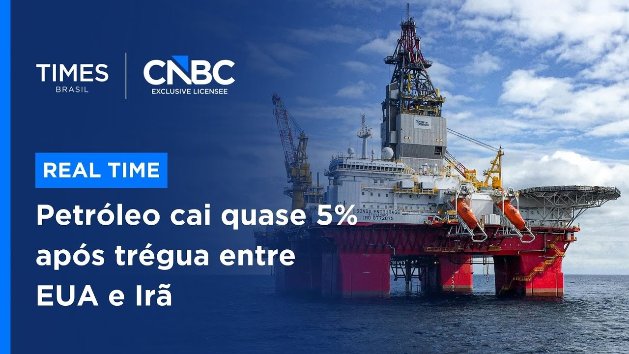 Trégua entre EUA e Irã derruba petróleo e reacende debate sobre preços em 2026; assista à análise