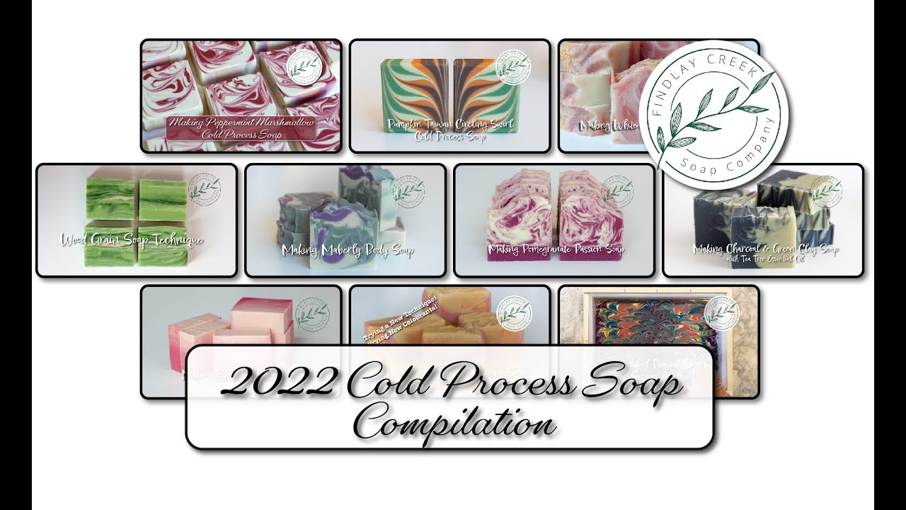 2022 Cold Process Soap Making Pour Compilation | Findlay Creek Soap Company