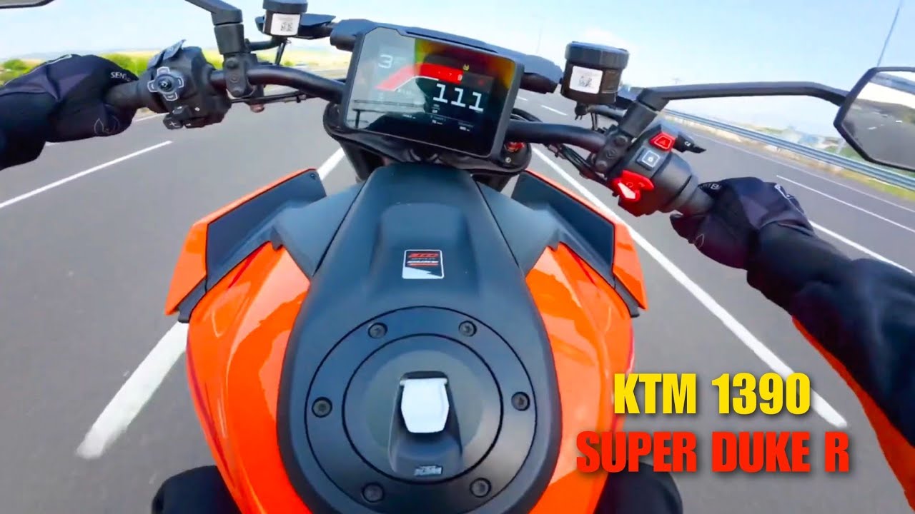 KTM 1390 Super Duke R Acceleration & Top Speed 
