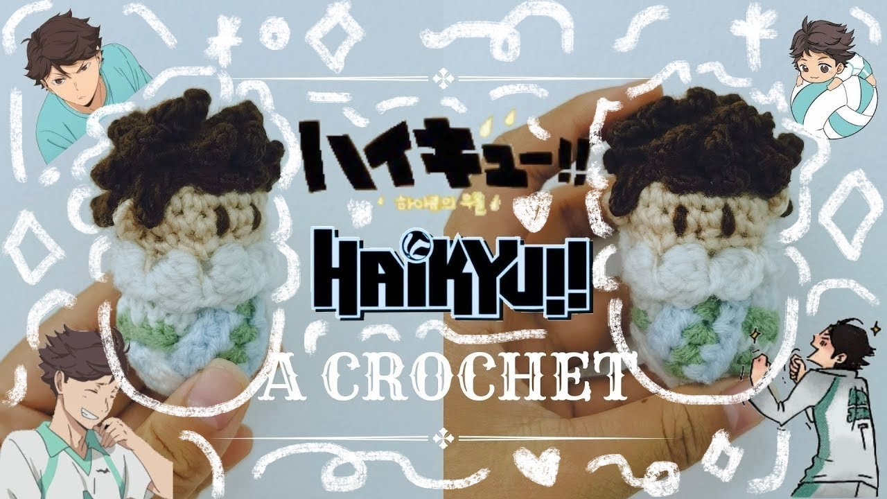 Crochet Haikyu Oikawa ✨🏐 I Amigurumi paso a paso 💙🌀 | 