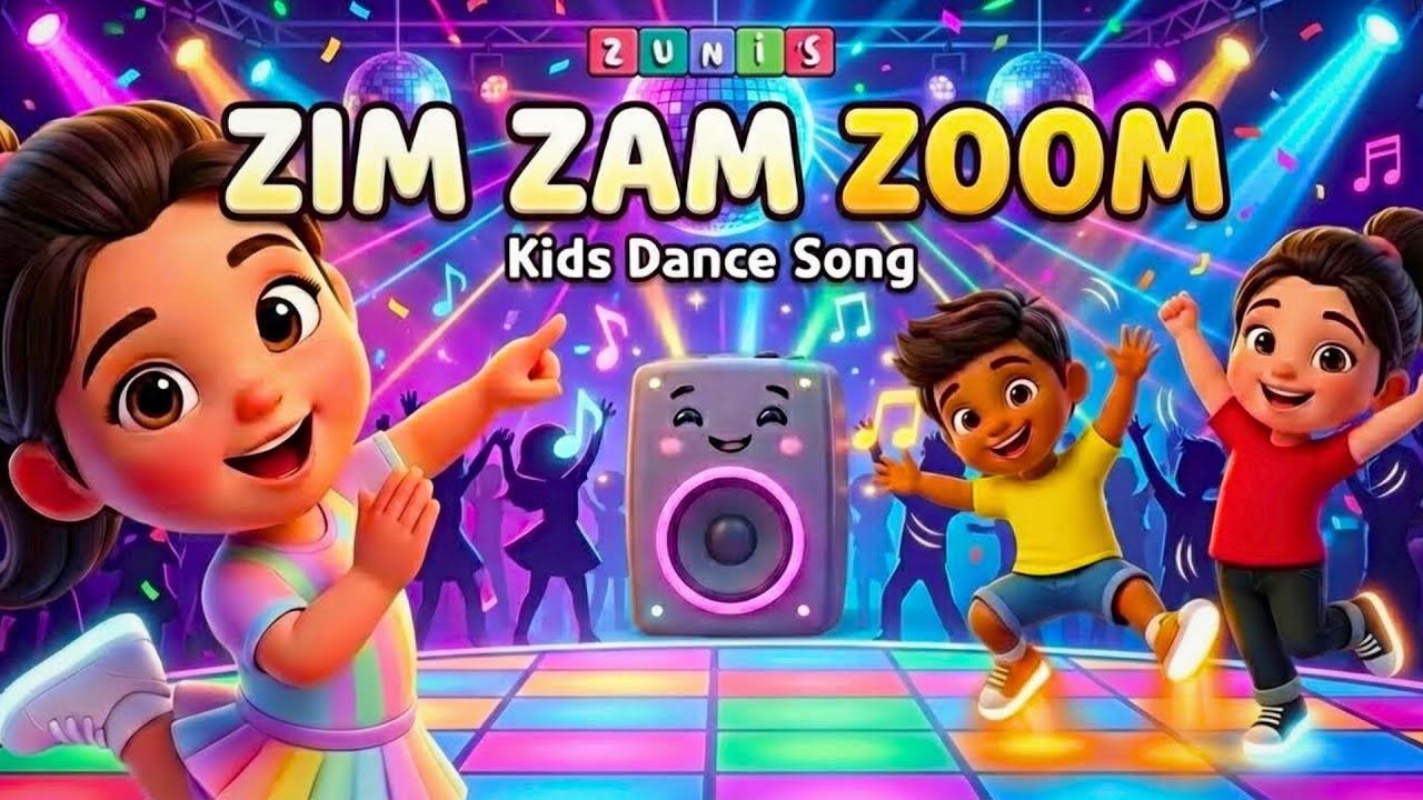 Zim Zam Zoom | Zumba Dance Song for Kids | Zuni World