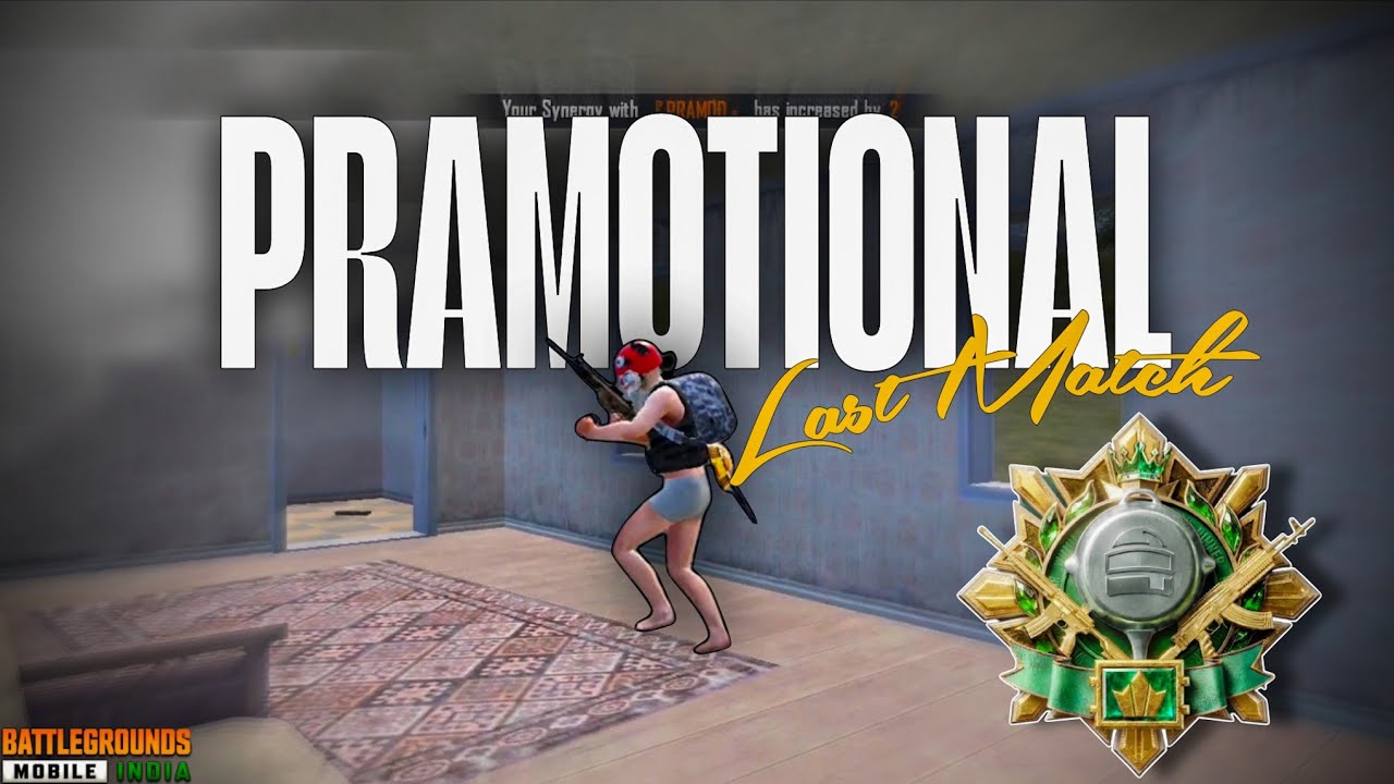 Pramotional last match 😰|BGMI|#bgmi #bgmigameplay #conqueror