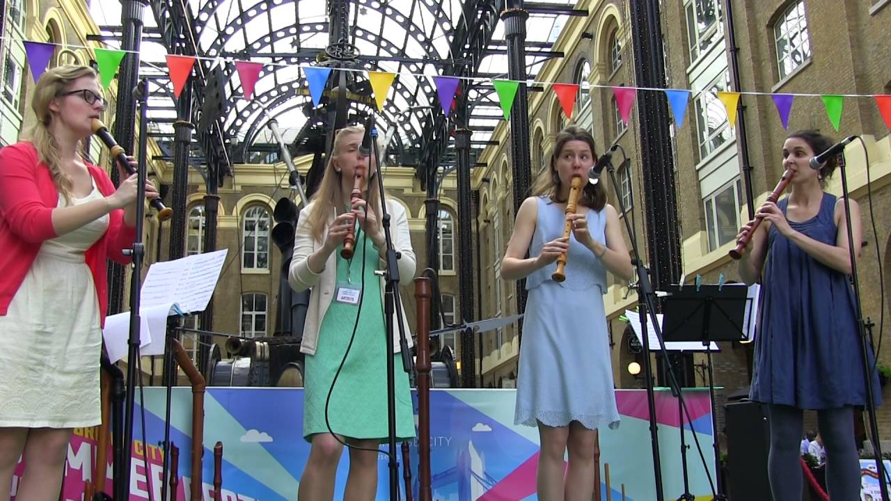 PALISANDER   recorder quartet  @  HAYS GALLERY  MUSIC DAY 2016