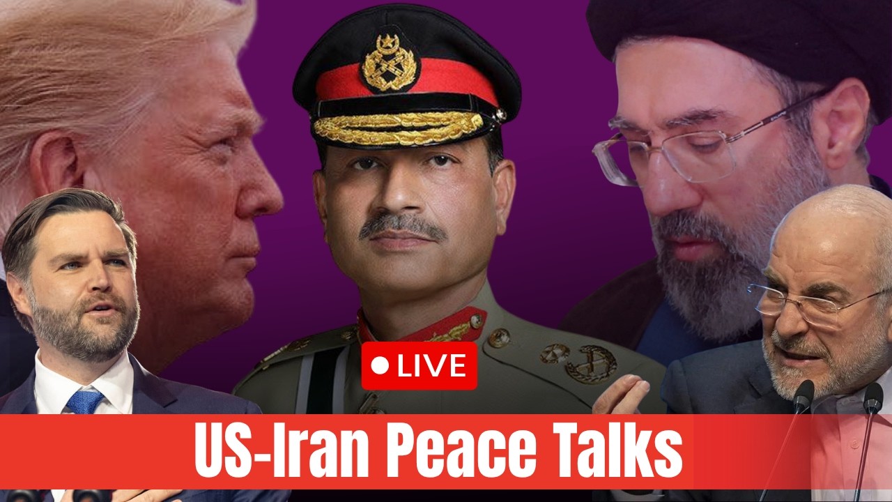 LIVE | US-Iran Peace Talks | Vance & Md Ghalibaf In Pakistan | Asim Munir | Trump | Mojtaba Khamenei