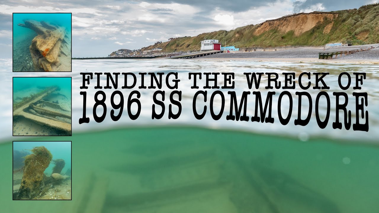 Finding the 125 year old wreck of the SS Commodore while snorkelling at Sheringham Norfolk.