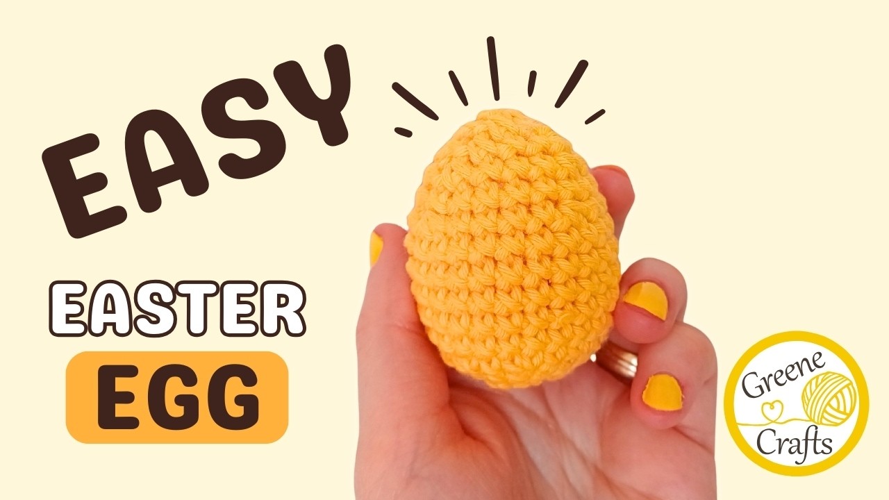 How to Crochet Easter Eggs - Beginner Crochet Tutorial