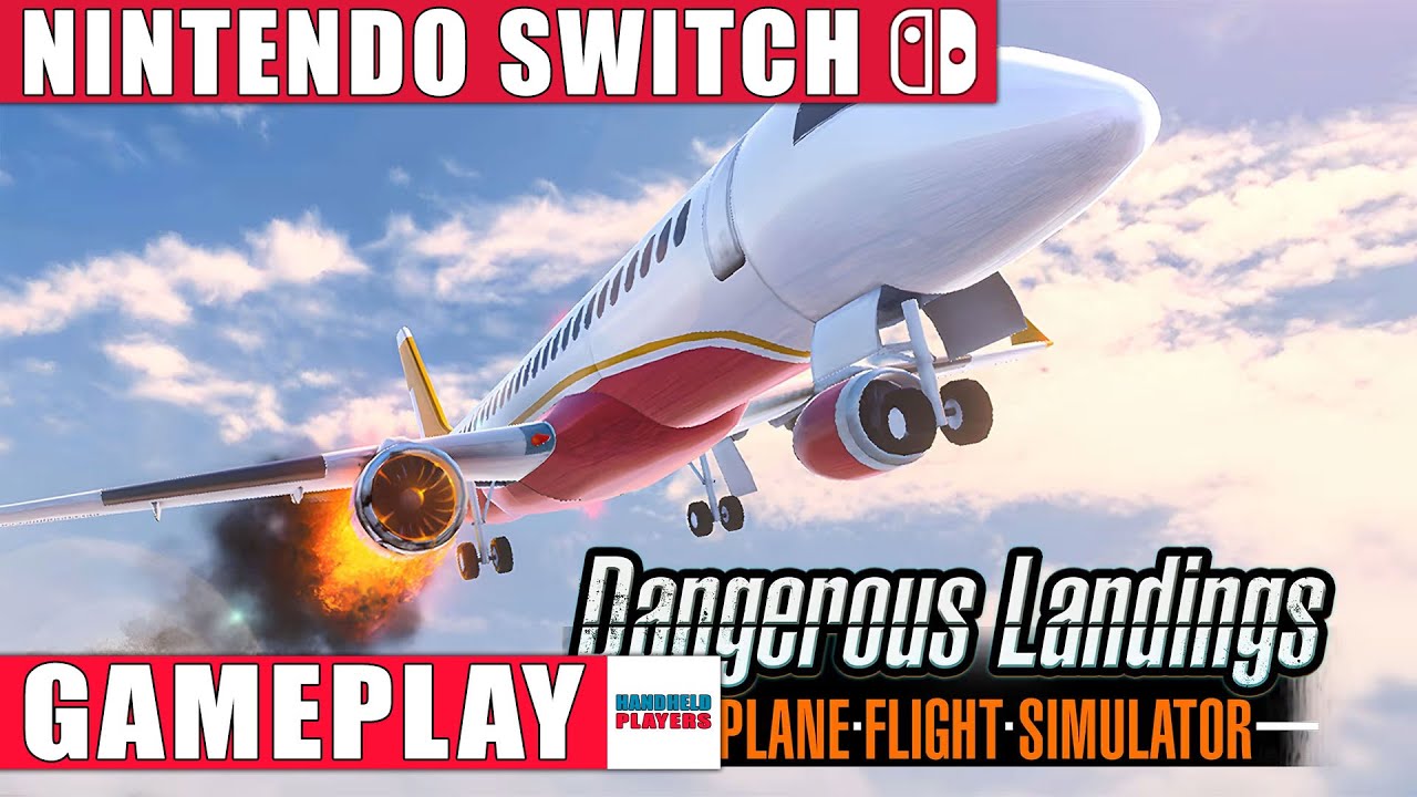 Airplane Flight Simulator : Dangerous Landings Nintendo Switch Gameplay