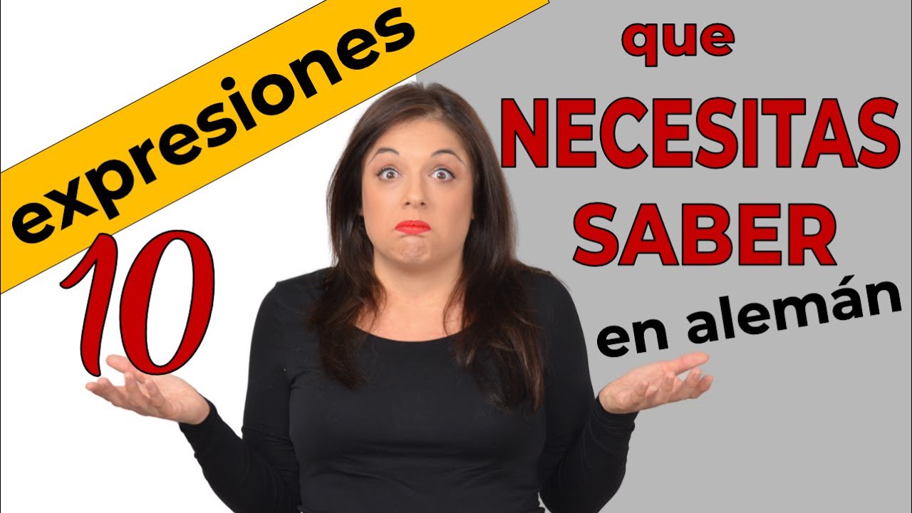 10 EXPRESIONES ALEMANAS 🤬 más usadas. 🇩🇪ALEMÁN BÁSICO | HABLAR en alemán A1