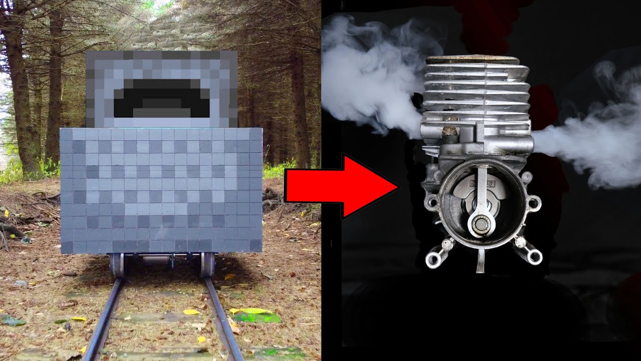 Паровой двигатель для печи Minecart IRL