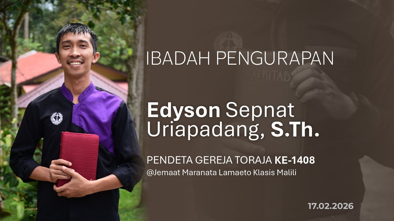 🔴 [LIVE] - IBADAH PENGURAPAN Edyson Sepnat Uriapadang, S.Th. | 1.02.2026