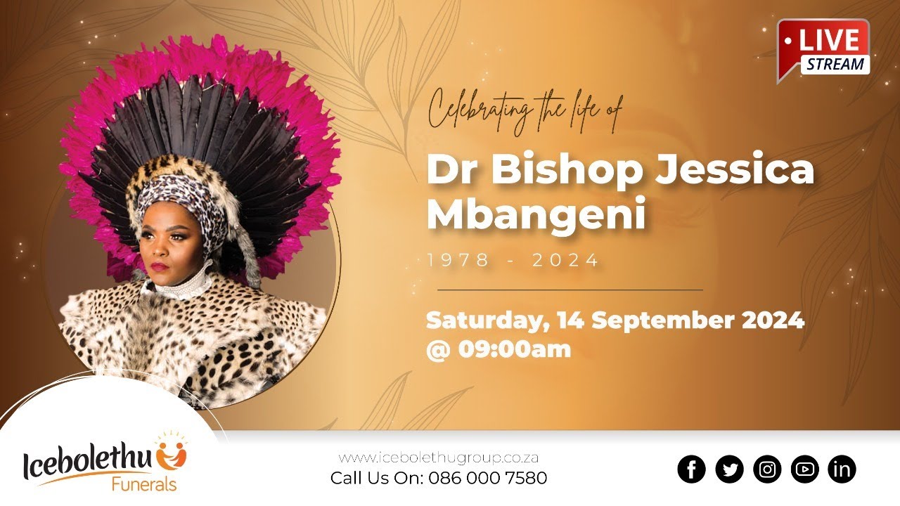 Funeral Service Of Dr Bishop Jessica Mbangeni