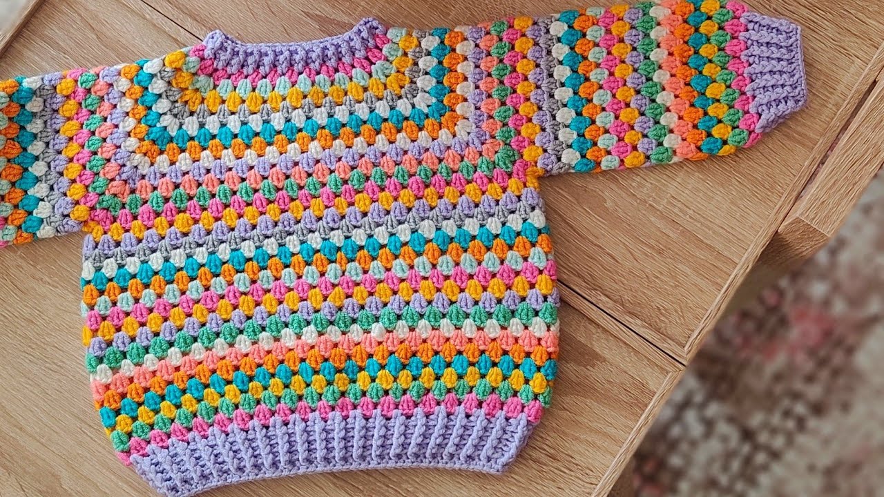EASY CROCHET Artan ipler değerlensin KOLAY TIĞ İŞİ KAZAK YAPIMI Kolay kazaknasılörülür Kazak Yapımı