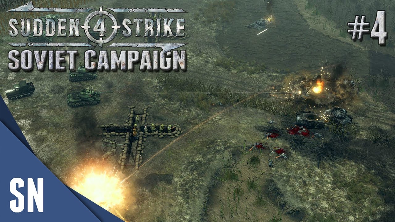 Battle #4: Battle of Kursk! - Sudden Strike 4 - Soviet Campaign Gameplay