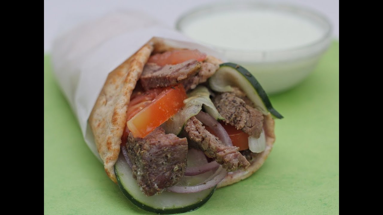 Easy Greek Lamb Wraps