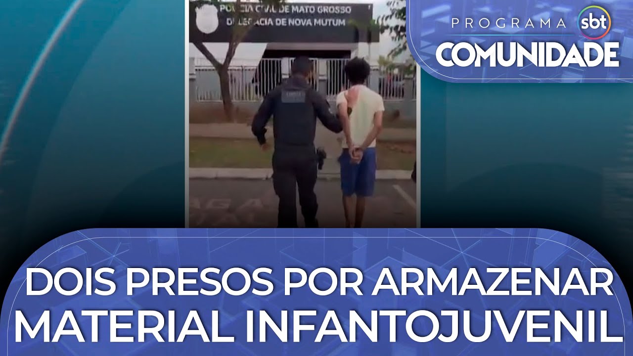 Crime cibernético: Dois presos por armazenar material infantojuvenil
