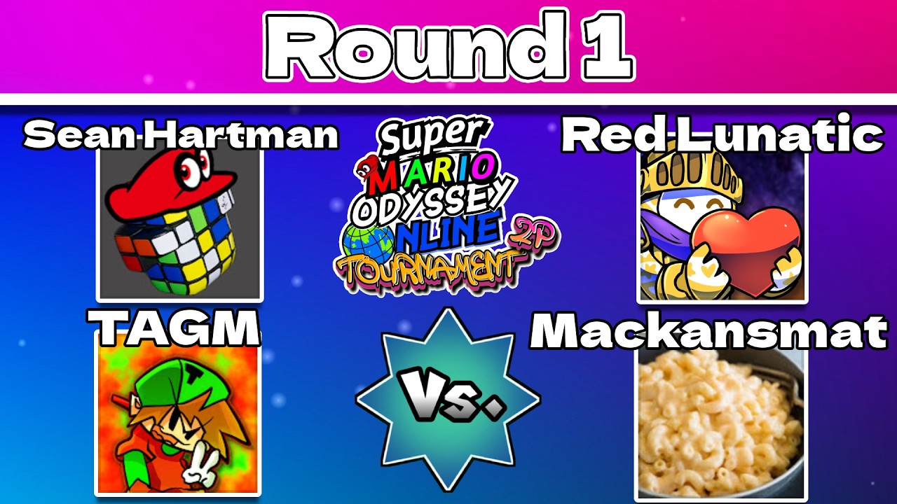SMO Online 2P Tournament Round 1 — Sean Hartman & TAGM vs Red Lunatic & Mackansmat