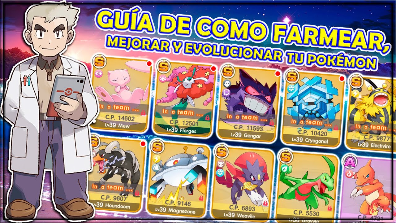POCKET INCOMING: ⚡ GUÍA DE COMO FARMEAR, MEJORAR Y EVOLUCIONAR TU POKÉMON. ⚡