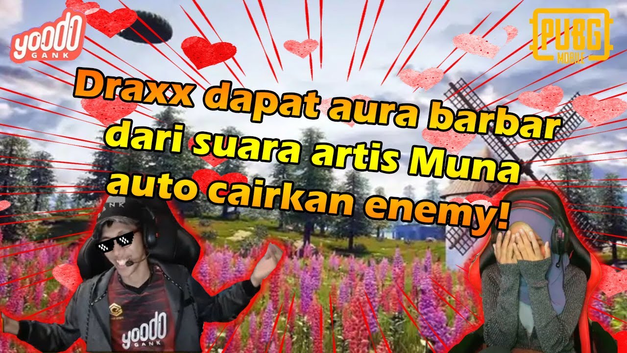 AKU AUTO MENGGANAS DI LIVIK KERANA CAIR DENGAN SUARA ARTIS MUNA SHAHIRAH ! PUBGM MALAYSIA