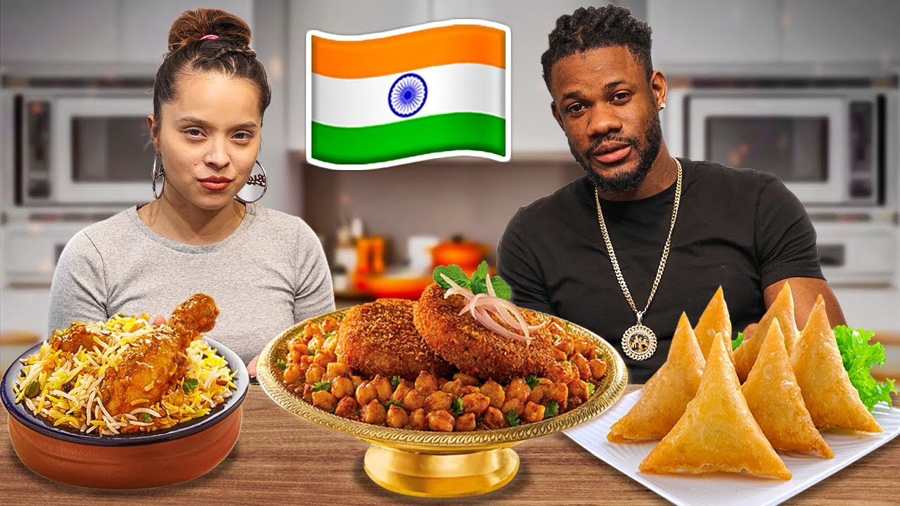 Trying INDIAN FOOD For The FIRST Time Mukbang 🇮🇳