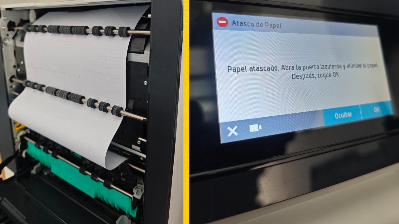 SOLUCIONAR ATASCOS EN HP PAGEWIDE P57750