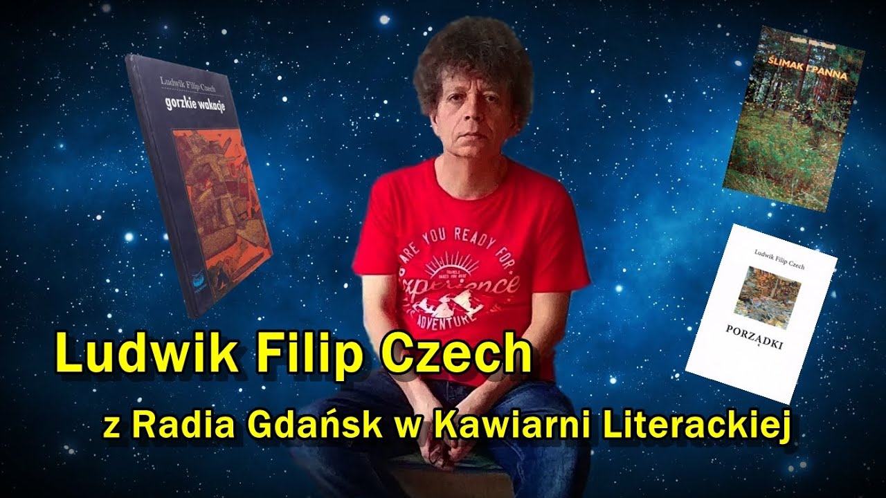 Ludwik Filip Czech z Radia Gdańsk w Kawiarni Literackiej