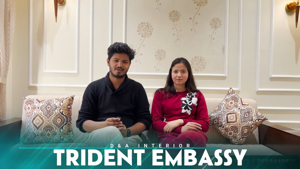 Luxury 2 BHK Interior Design at Trident Embassy Sector 1 | Noida Extension Home Tour