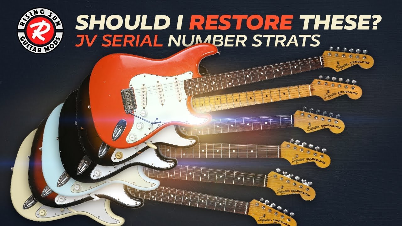 I Scored 6 Rare JV Fender Squier Strats - Worth Restoring?