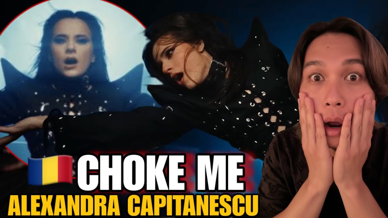 Alexandra Capitanescu - Choke Me (Official Video) Eurovision Romania 2026 | REACTION