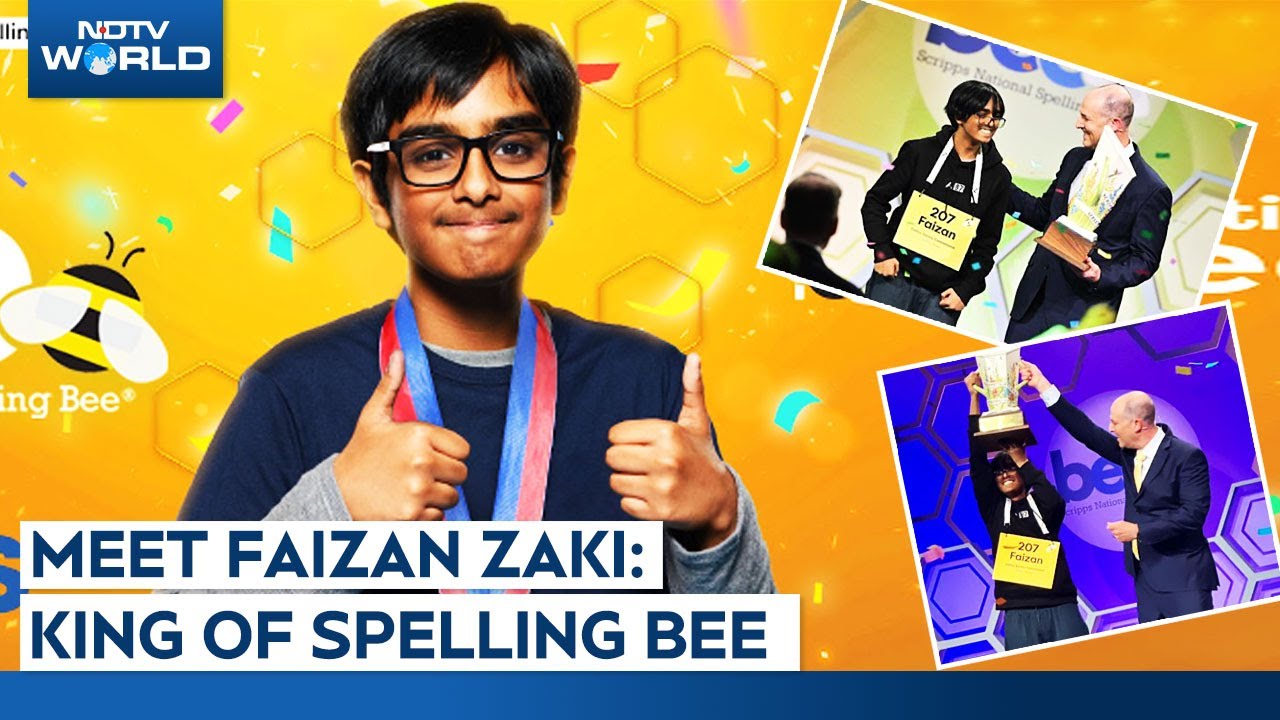 Meet Faizan Zaki: 13-Year-Old Indian-Origin Champ Who Conquered America’s Spelling Bee | NDTV