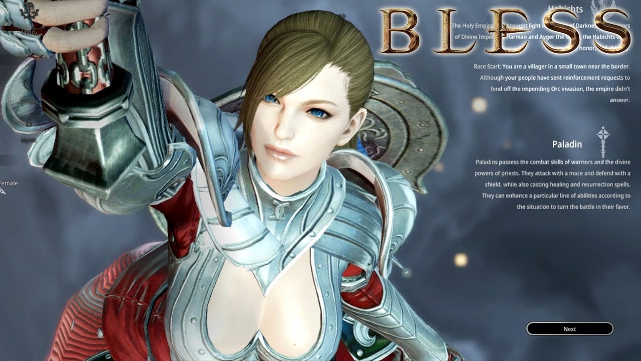 Bless Online NA - Apresentando as Ra&ccedil;as e Classes (Hieron e Uni&oacute;n) Acesso Antecipado na Steam