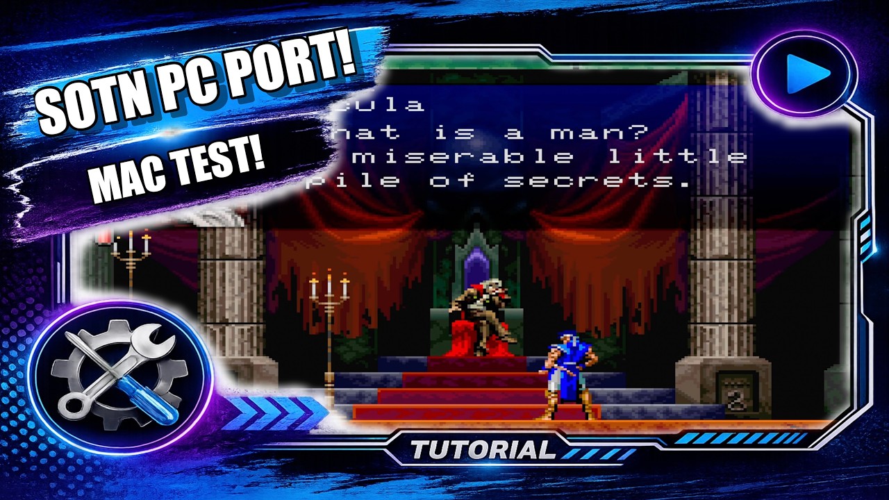Castlevania Symphony of the Night Gets a PC Recomp! (Mac Test)