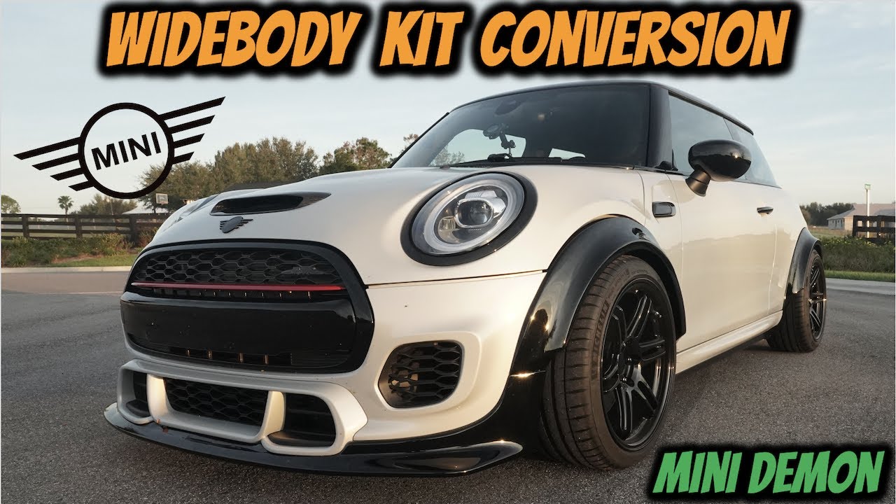 Mini Cooper JCW Widebody Kit Conversion // Demon Build