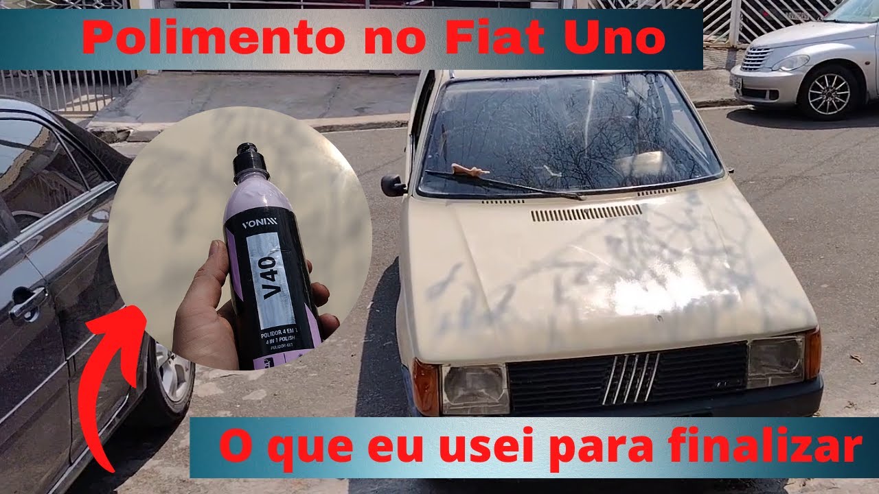 Polimento no Fiat uno, em duas etapas será que deu bom ? Ep 06
