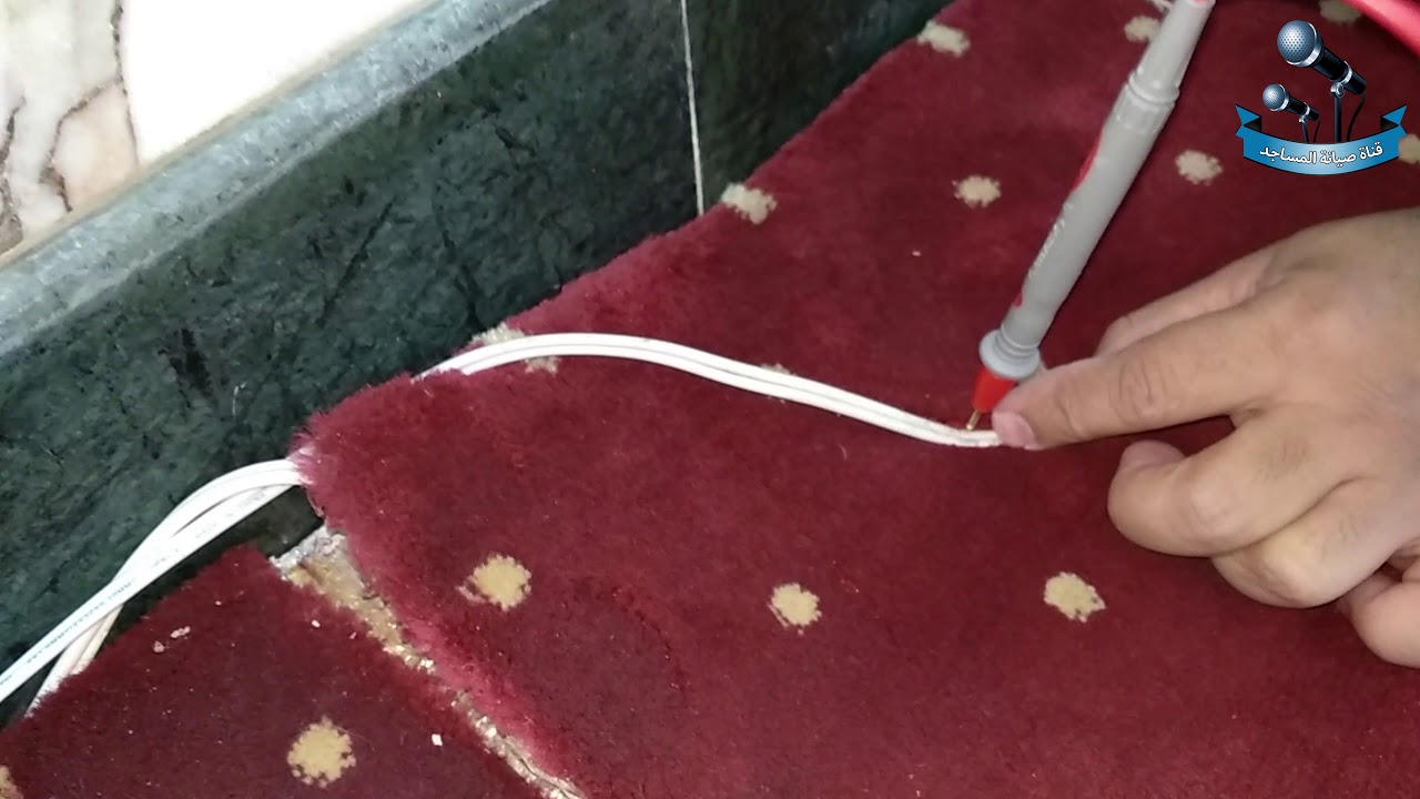 شرح عملي لتتبع أعطال الشبكة الداخليه للسماعات المساجد  وتحديد العطل وصيانة بدون اي تغيير