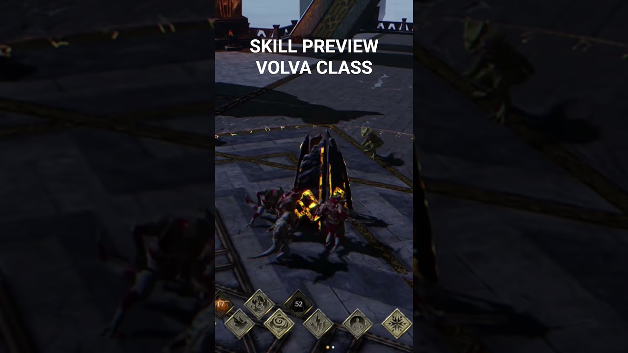 Legend of Ymir Volva Class Skill Previews #gameplay #LOY #legendofymir #mmorpg