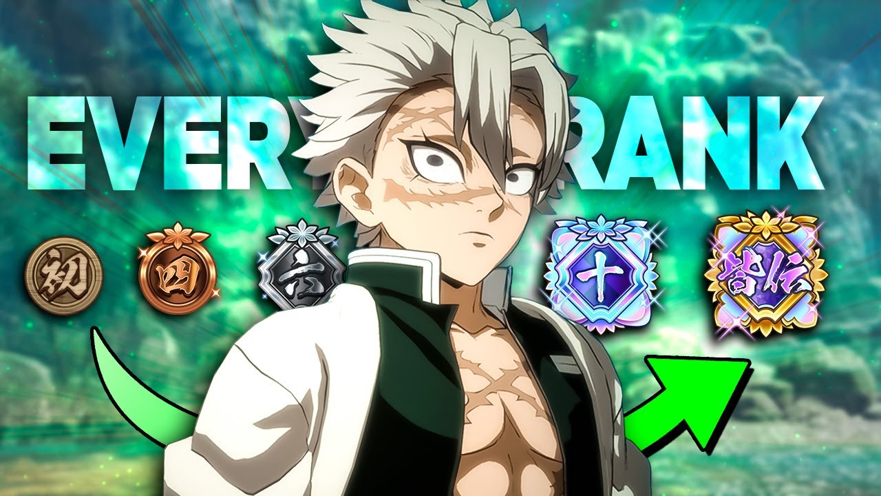 Playing EVERY RANK in Demon Slayer 2 in 1 Video