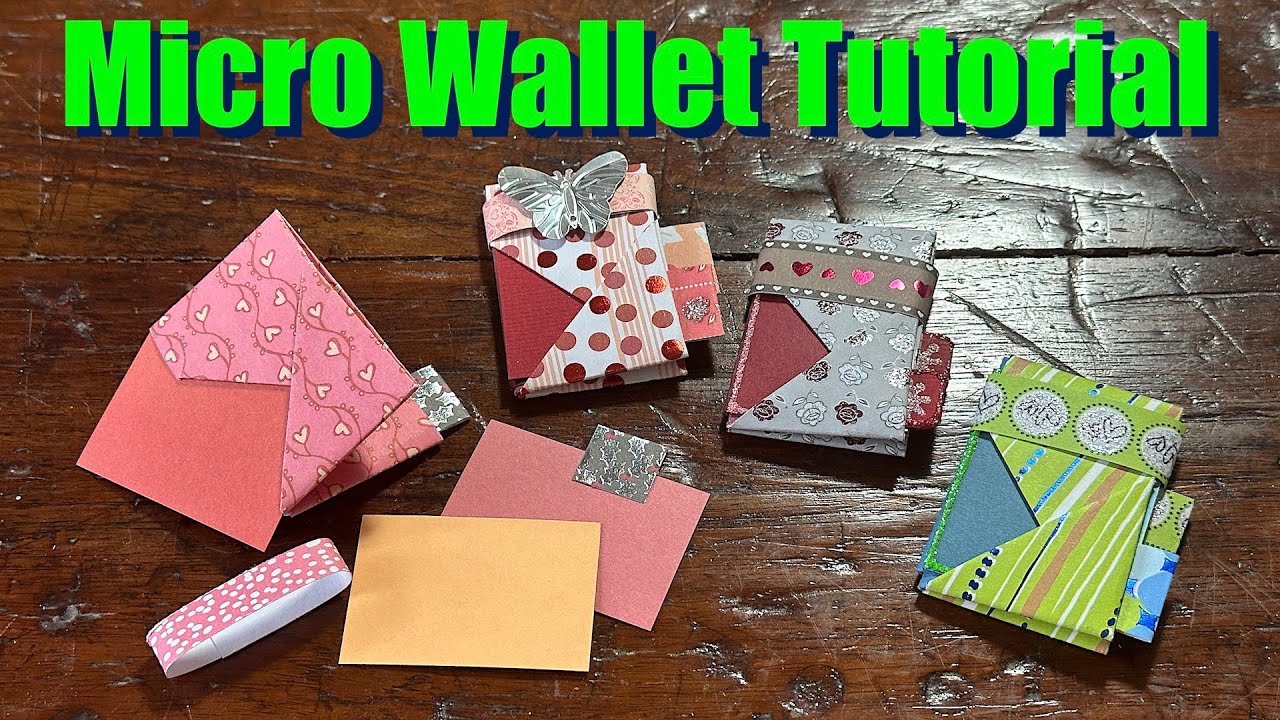 Microfying one of my folded wallets - A Micro Wallet tutorial
